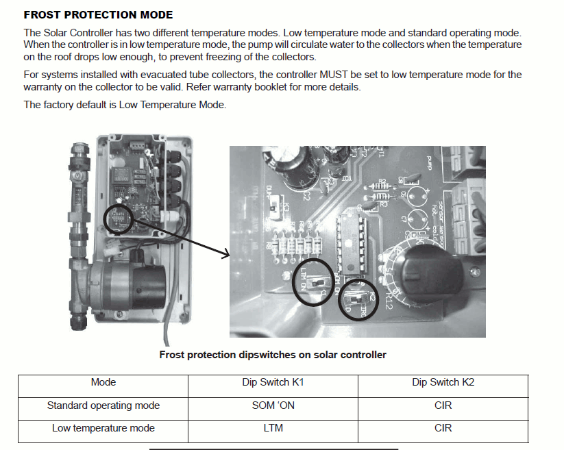 Controller Board to suit Hills Esteem II Solar Hot Water Parts